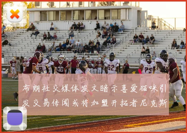 布朗社交媒体发文暗示喜爱猫咪引发交易传闻或将加盟开拓者尼克斯雷霆湖人
